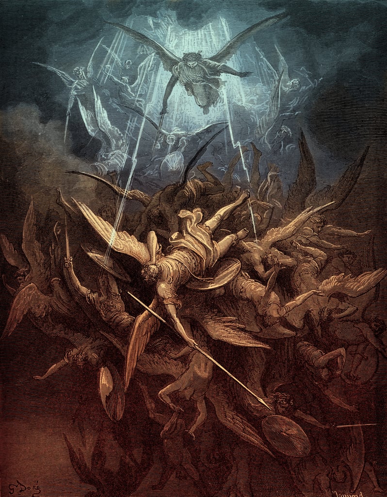 Paradise Lost La chute des anges rebelles, Gustave Dore